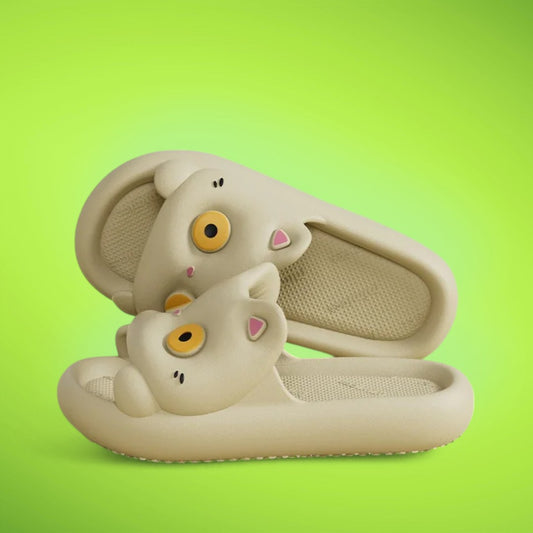 Big Eye Cat Slippers